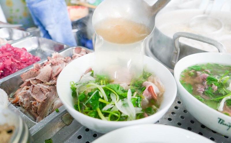 A typical pho dish of Vietnamese cuisine. Photo: Trang Vu