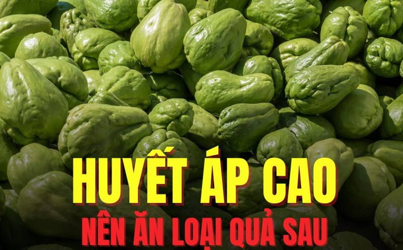 Su su helps lower high blood pressure effectively. Graphics: Tra My