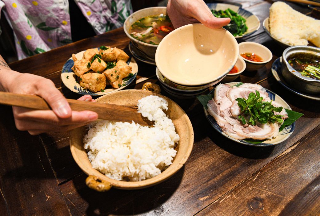 The "home-ward" style is considered by many restaurants to be a factor attracting diners. Photo: Thanh Xuan