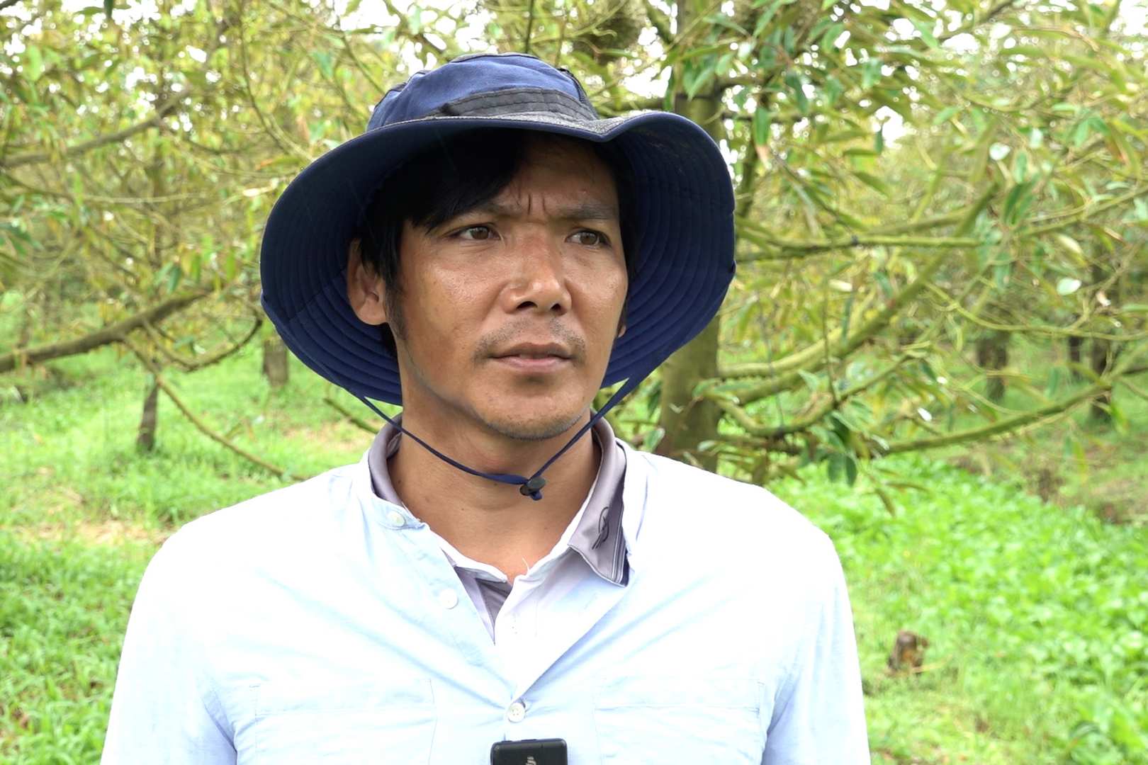 Ong Vo Trung Tinh - Chu nhiem Hop tac xa Chin Em – Ba. Anh: Ta Quang