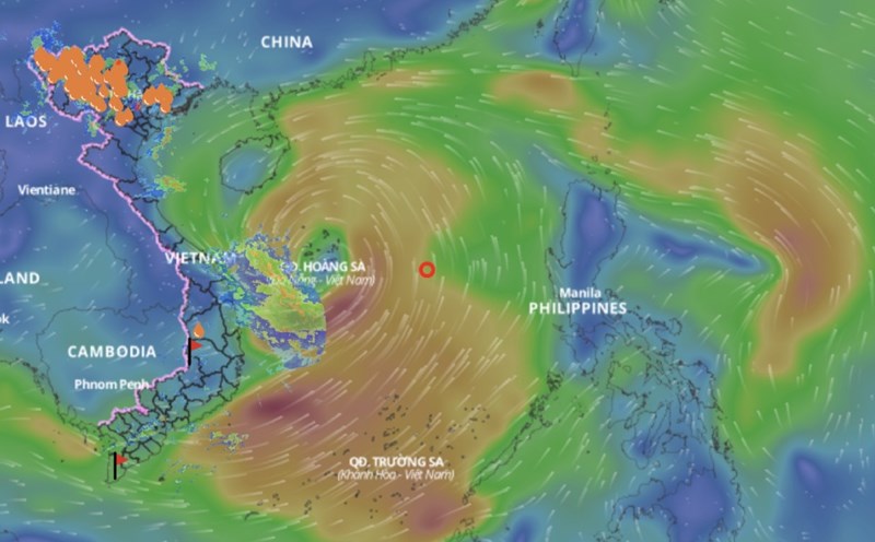Forecast of heavy rain and storm and tropical depression trends in the next month