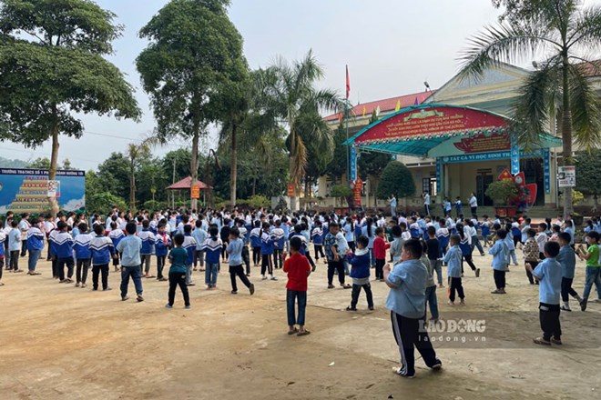 Mot truong hoc tren dia ban huyen Bac Ha, tinh Lao Cai. Anh: Dinh Dai