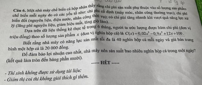 De thi thu tot nghiep THPT 2025 mon Toan - So GDDT tinh Dong Thap. Anh: Tuyensinh247