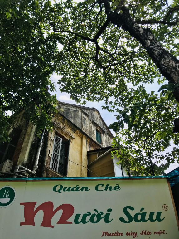 Tea Restaurant 16 esta orgulloso del te "puro hanoi". Foto: An LE