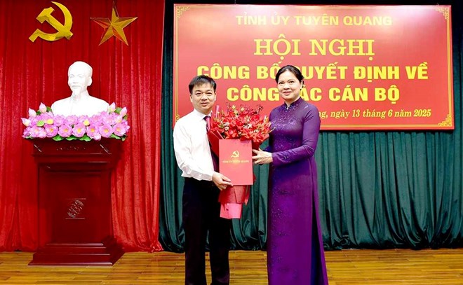 Tuyên Quang có tân Trưởng ban Tổ chức Tỉnh ủy