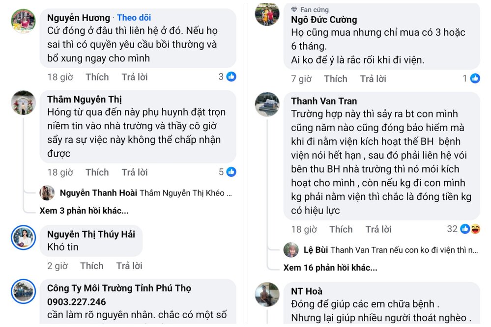 Các bài viết đã thu hút nhiều lượt tương tác, chia sẻ của người dùng mạng xã hội. Cùng với đó, không ít người dùng bình luận nêu quan điểm về sự việc. Ảnh: MXH.