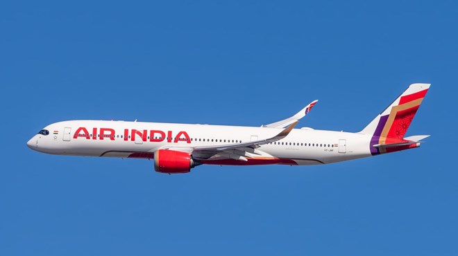 Un avion de Air India. Foto: Air India