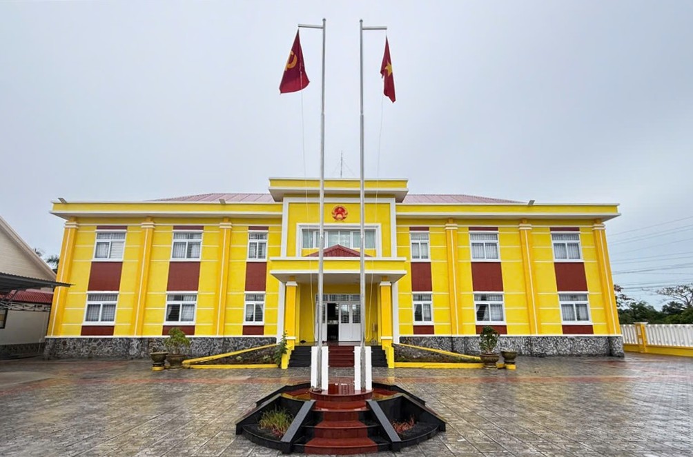 Tru so xa Ta An Khuong Nan, huyen Dam Doi, Ca Mau se la tru so chinh cua xa Ta An Khuong sau khi sap nhap. Anh: Nhat Ho
