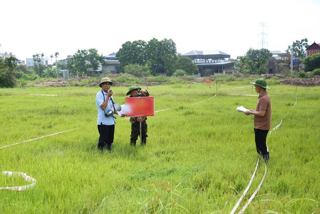 Cưỡng chế, thu hồi đất để GPMB dự án cụm công nghiệp 450 tỉ đồng ở Nam Định