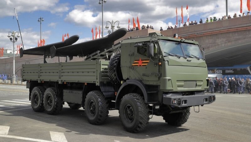 Drones rusos en el desfile para celebrar el dia de la victoria. Foto: Sputnik