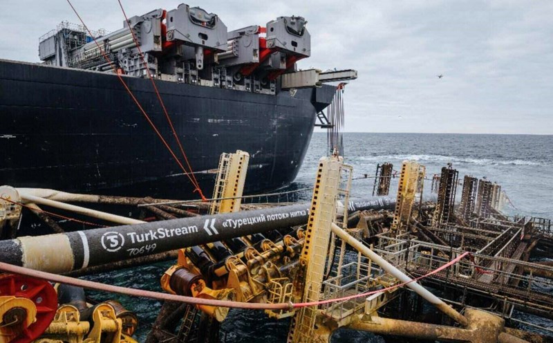 TurkStream - the last gas pipeline carrying Russian gas to Europe. Photo: Gazprom