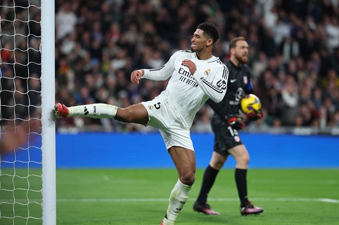 Jude Bellingham la cau thu da nang cua Real Madrid. Anh: AFP