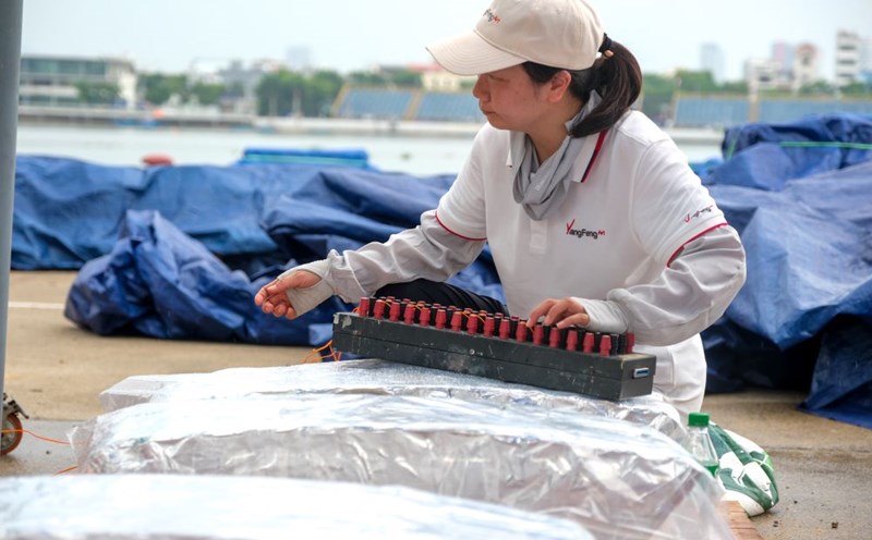 China will perform a fireworks display called "The Foreign Trade Union". Photo: DIFF