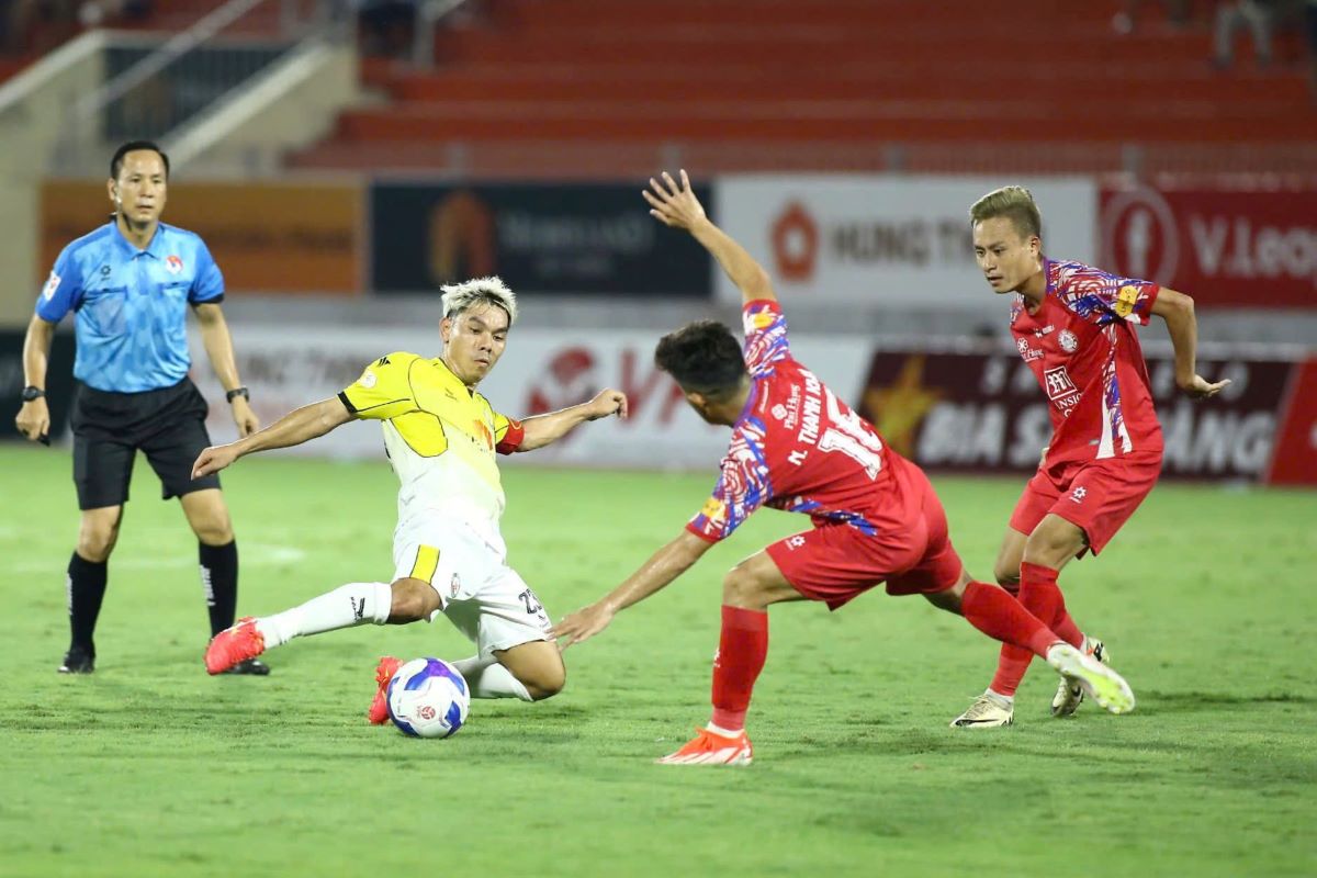 El equipo de Binh Dinh enfrentara muchas dificultades al reunirse con la ciudad de Ho Chi Minh. Foto: VPF