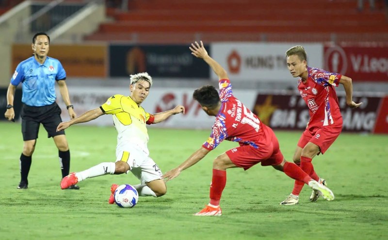 Binh Dinh will face many difficulties when meeting Ho Chi Minh City away. Photo: VPF