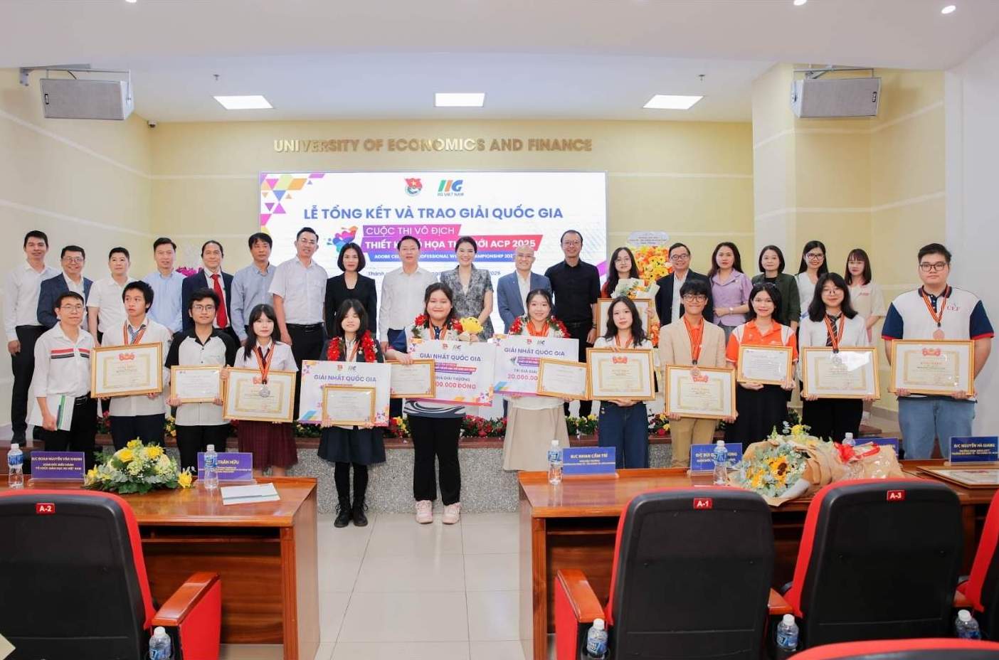 Le tong ket va trao giai quoc gia Cuoc thi Vo dich thiet ke do hoa the gioi ACP (ACP World Championship) mua giai 2025. Anh: Ban to chuc