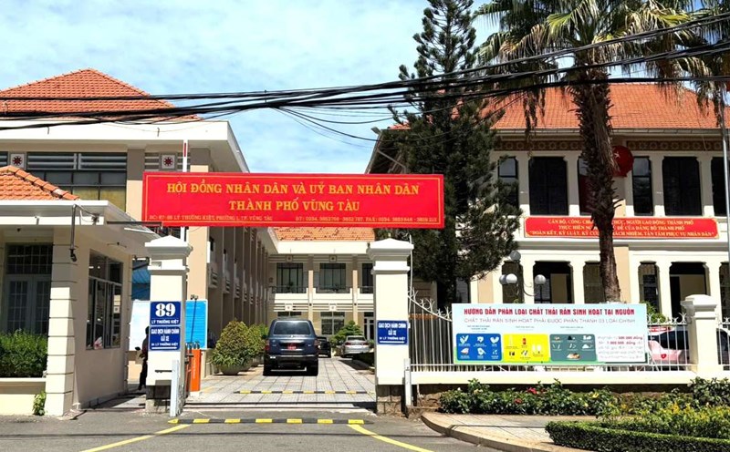 The current headquarters of the Vung Tau City People's Committee will be prepared for the trial operation of the new Vung Tau ward government. Photo: Thanh An