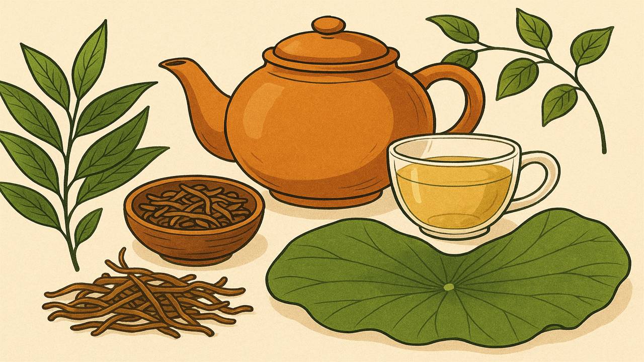 Here are some herbal remedies to help reduce blood fat. Graphic photo: Hoang Loc