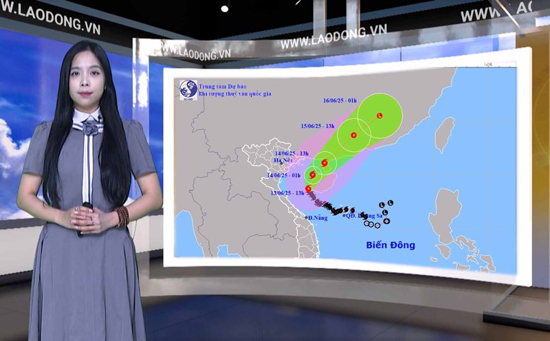 Weather forecast for tonight and tomorrow, June 14