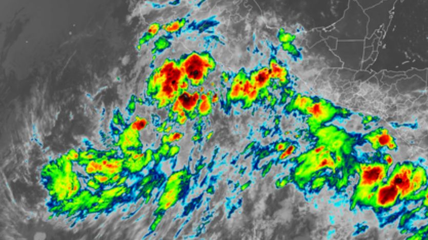 La baja presion puede ser mas fuerte en la tormenta de Dalila en el Pacifico este el 14 de junio de 2025. Foto: NHC