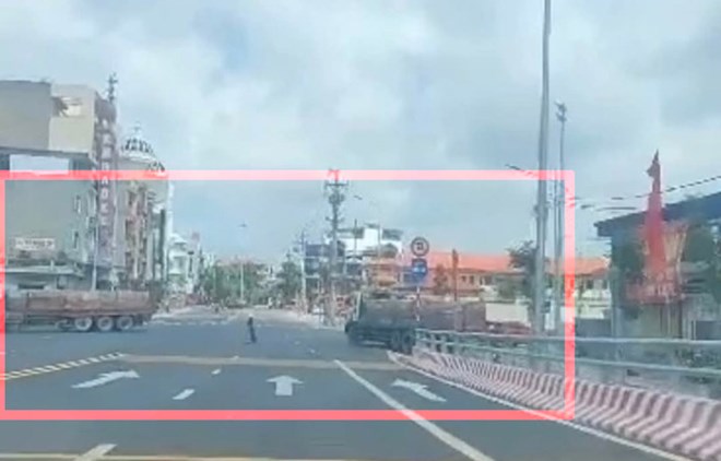 2 lái xe chở gạch ở Nam Định bị xử phạt thông qua hình ảnh người dân cung cấp