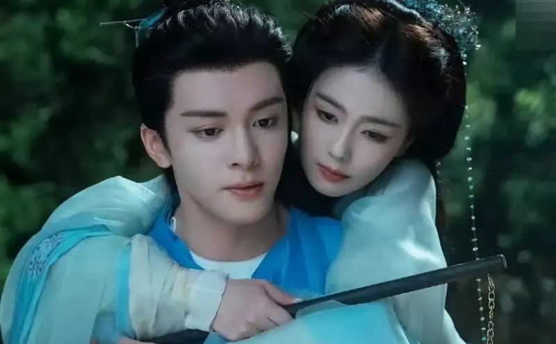 Bai Lu starred in the movie Lam giang Tien. Photo: VieON