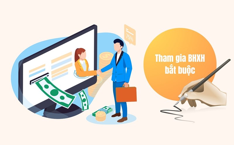 Changing compulsory social insurance for employees who do not work full-time. Graphics: Linh Dan