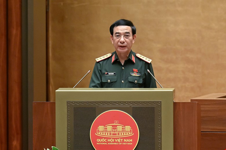 General Phan Van Giang - Politburo member, Minister of National Defense. Photo: Pham Dong