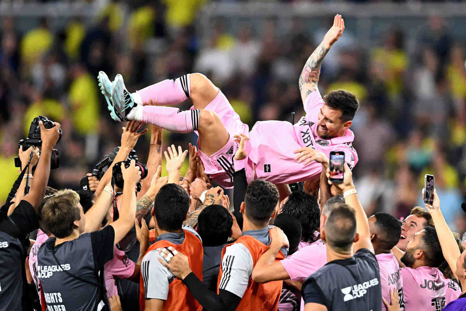 Inter Miami cua Messi nhan duoc nhieu su chu y tai giai dau. Anh: AFP