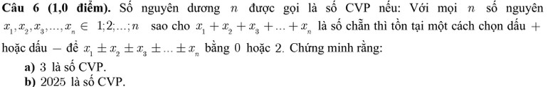 Cau 6 trong de thi mon Toan chuyen vao lop 10 Truong THPT Chuyen Vinh Phuc. Anh chup man hinh