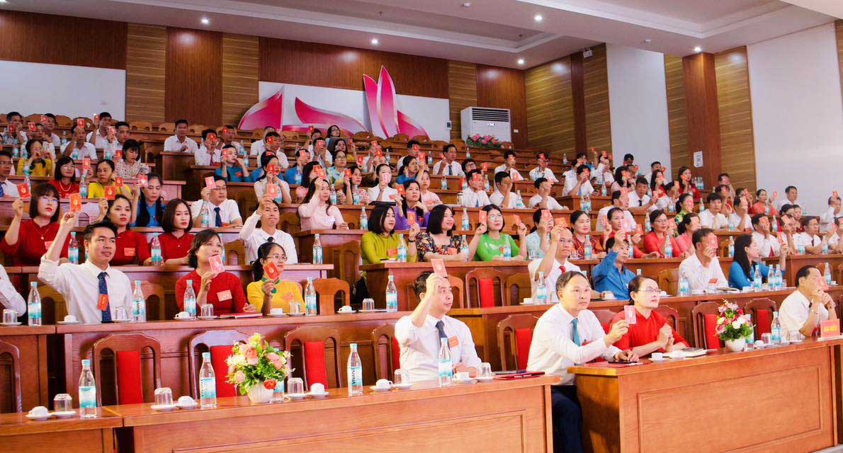 La Confederacion Laboral XVI de la Federacion Laboral, para el plazo de 2025–2030. Foto: Federacion Laboral Thai Nguyen.