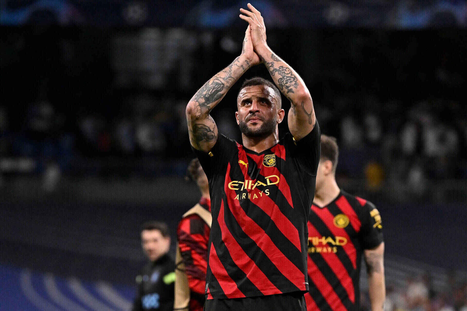 Walker vua trai qua khoang thoi gian cho muon tai AC Milan. Anh: AFP