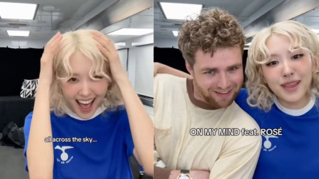 Rose Blackpink y Alex Warren Group. Foto: Todos KPOP