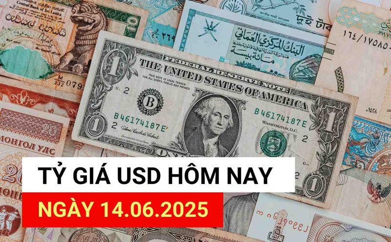 USD exchange rate today, June 14, 2025.