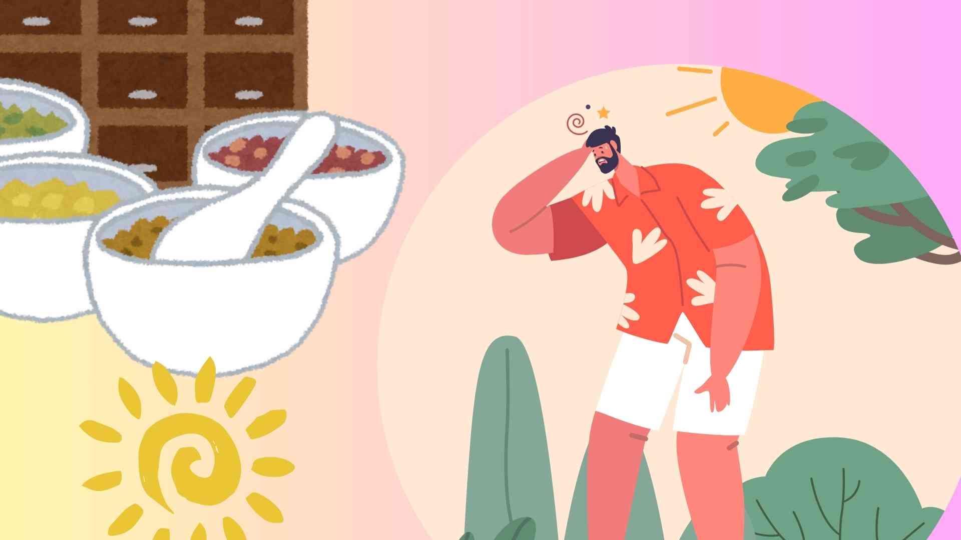 During hot days, taking care of and protecting your health from the risk of heat and heat is very important. Graphics: Huyen Trang