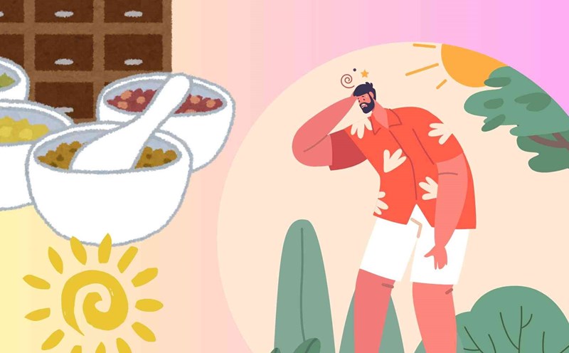 During hot days, taking care of and protecting your health from the risk of heat and heat is very important. Graphics: Huyen Trang