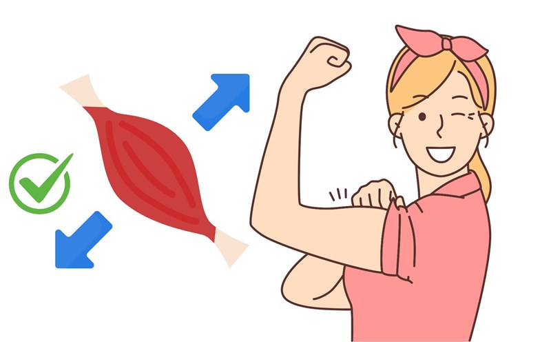 Increasing muscle mass brings many health benefits. Graphics: Thanh Thanh