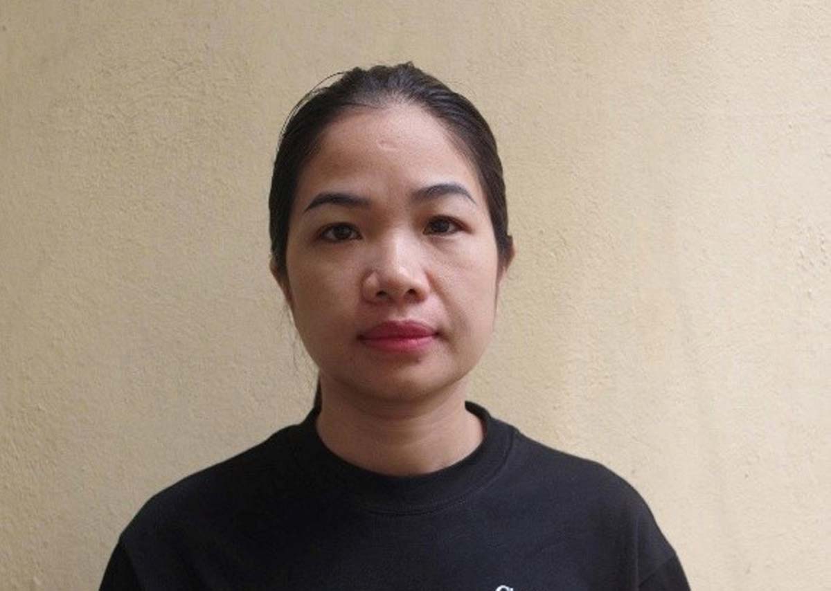 Subject Phung Thi Minh Hang. Photo: Quang Ninh Provincial Police