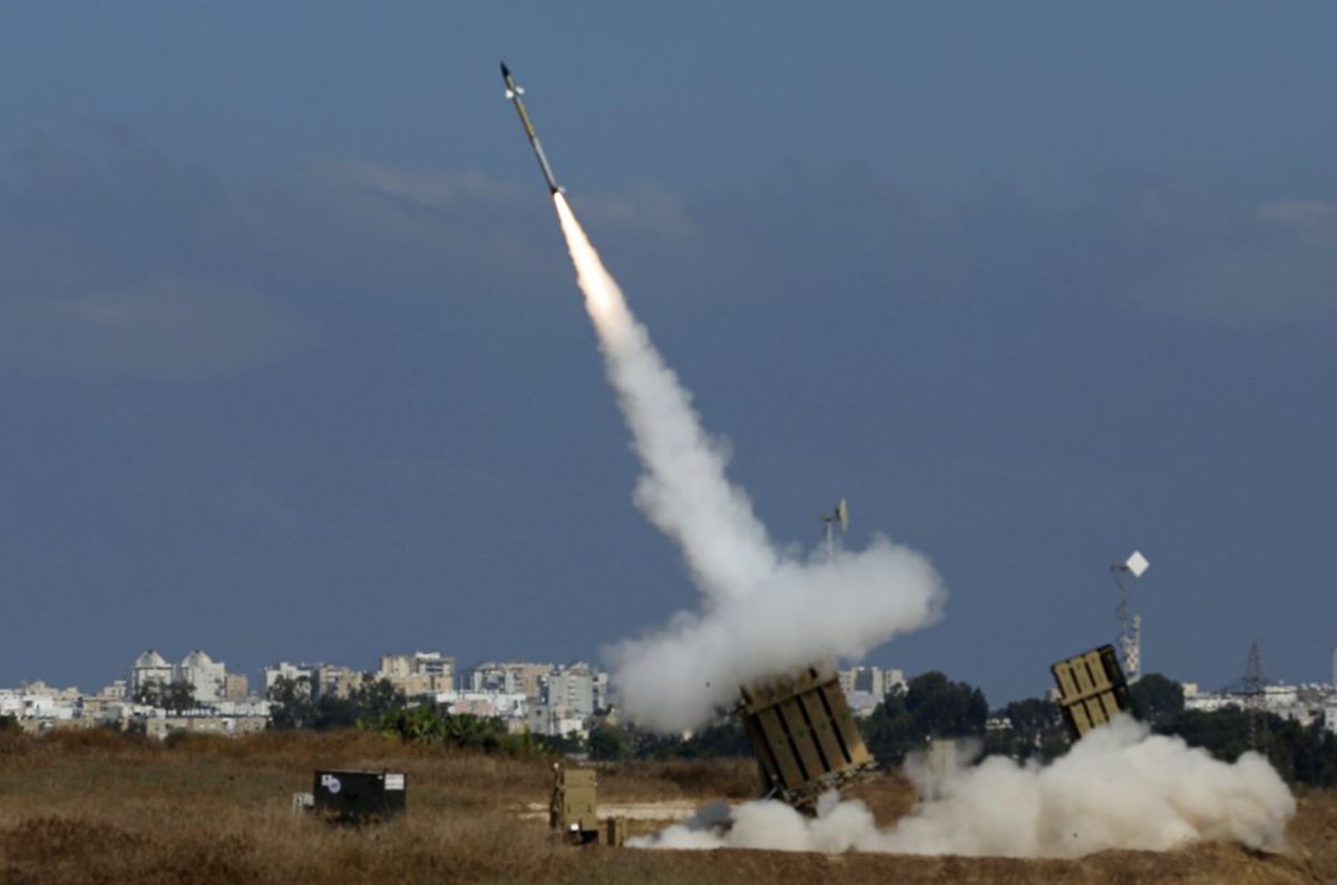 Misil israeli de arco de hierro. Foto: Xinhua