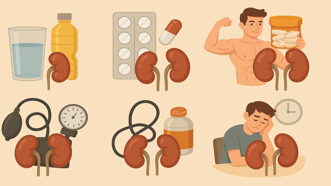 5 causes of kidney failure in young people. Graphic photo: Hoang Loc