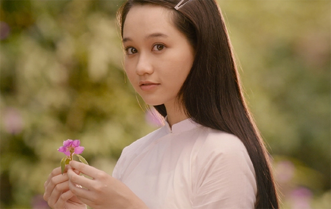 Truc Anh trong vai Ha Lan phim “Mat biec“. Anh: CGV