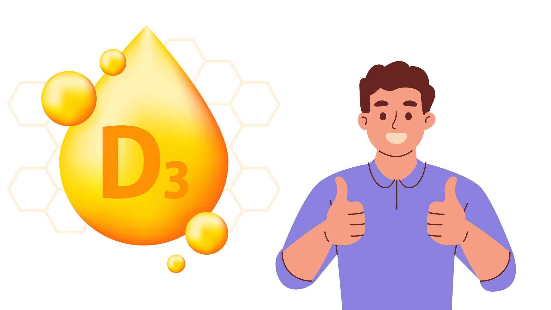 Vitamin D3 helps slow down the aging process. Graphics: Ha May