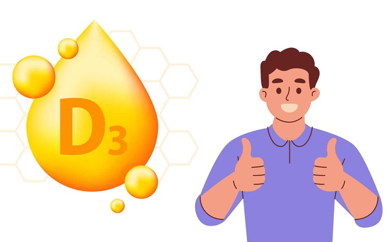 Vitamin D3 helps slow down the aging process. Graphics: Ha May