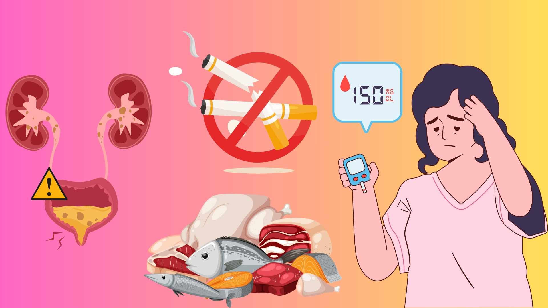 Some habits that damage the kidneys. Graphics: Ha May