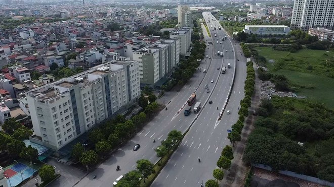 Toa nha tai dinh cu Thuong Thanh (phuong Thuong Thanh, quan Long Bien). Anh: Vinh Hoang