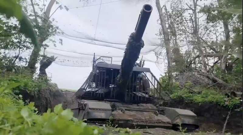 Russian T-72B3M tank. Photo: Cut from video of the Russian Ministry of Defense.