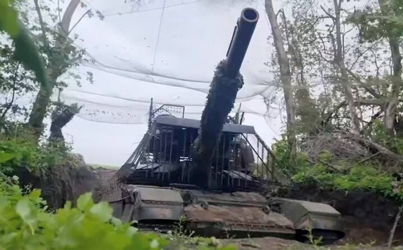 Russian T-72B3M tank. Photo: Cut from video of the Russian Ministry of Defense.