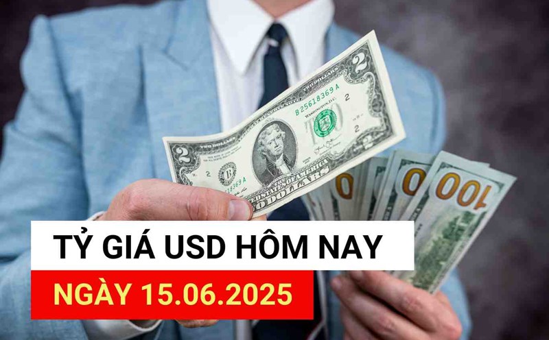USD exchange rate today, June 15, 2025.