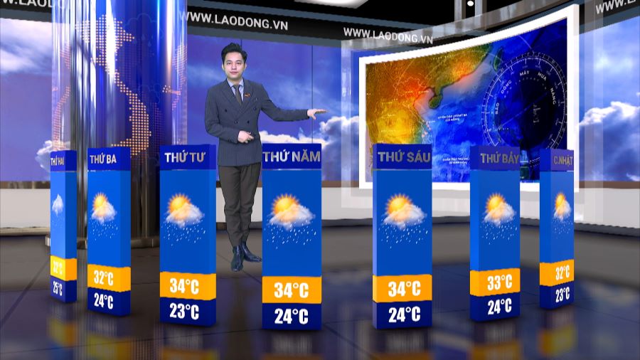 Pronostico del tiempo semanal del 16 de junio, febrero