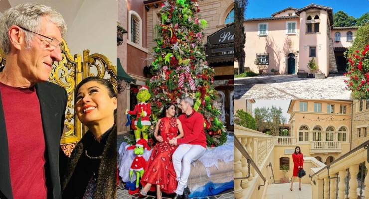 2 artistas poseen una terrible villa despues de casarse con el esposo occidental. Foto: Artista proporcionado.